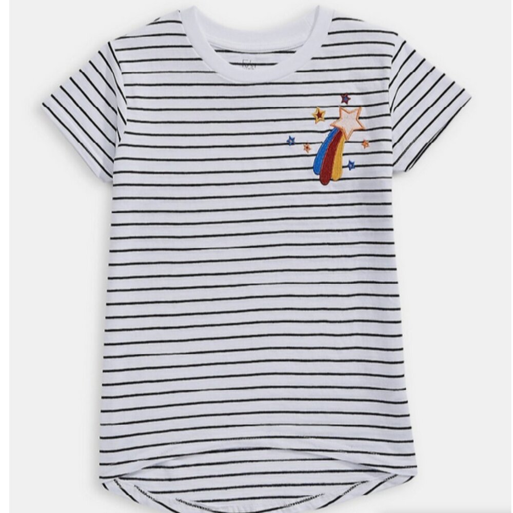 Just Kidding Girl's Embroidered Shooting Star